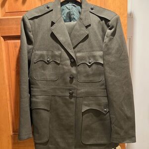 Men's Olive Military Style Jacket
